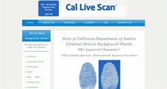 Desktop Screenshot of callivescan.com